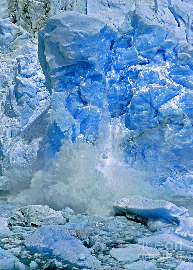 Calving Glacier Digital Art by Rudi Prott