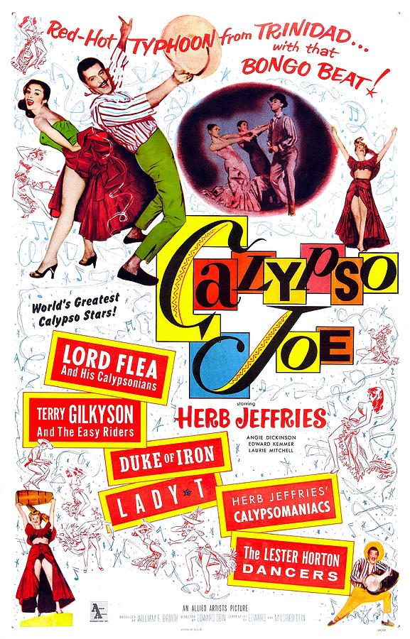 Calypso Joe, Us Poster, Top From Left Photograph by Everett