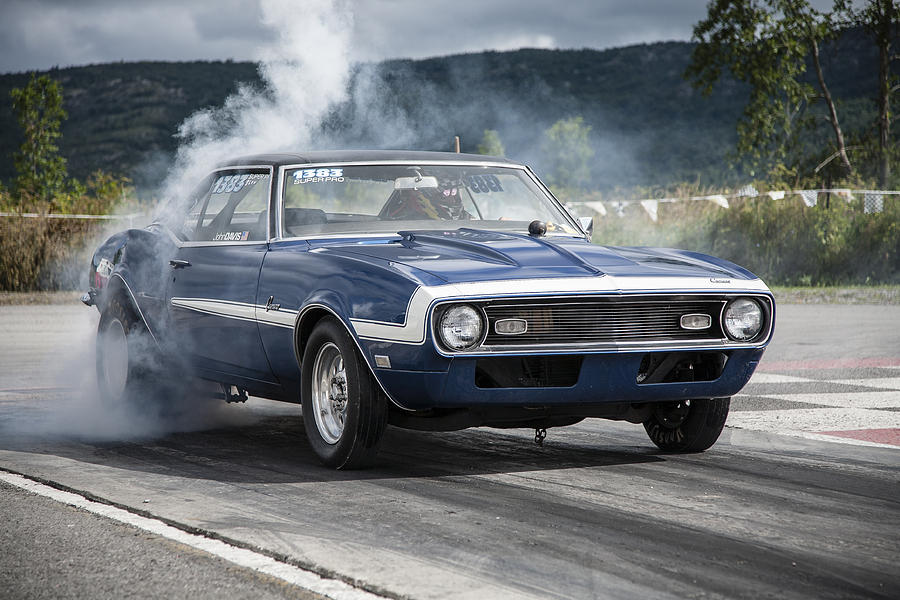 Camaro Burnout Photograph by John Chambers - Fine Art America