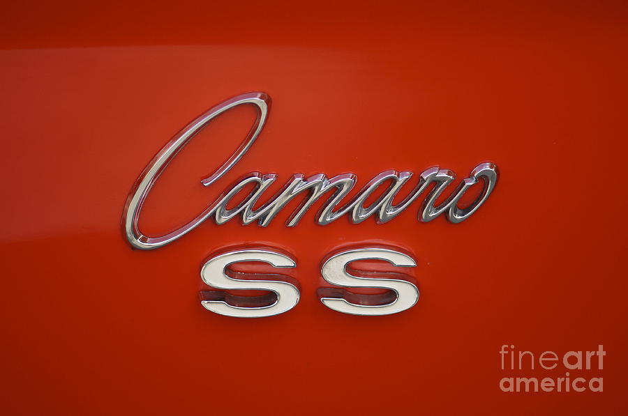 Camaro SS Side Emblem Photograph by Sean Stauffer