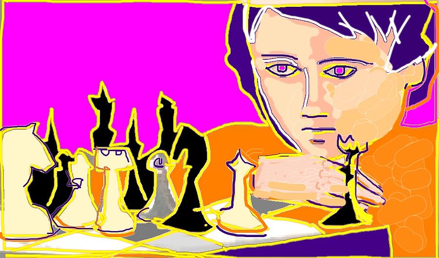 Chess Digital Art - Cambiar el mundo by Pablo Brito Altamira