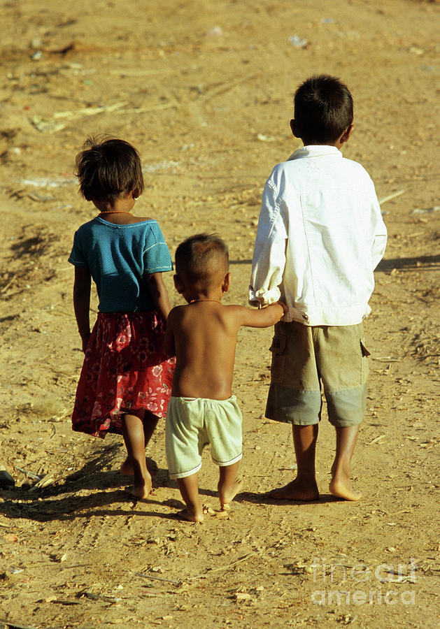 Cambodian Children 01 Photograph by Rick Piper Photography