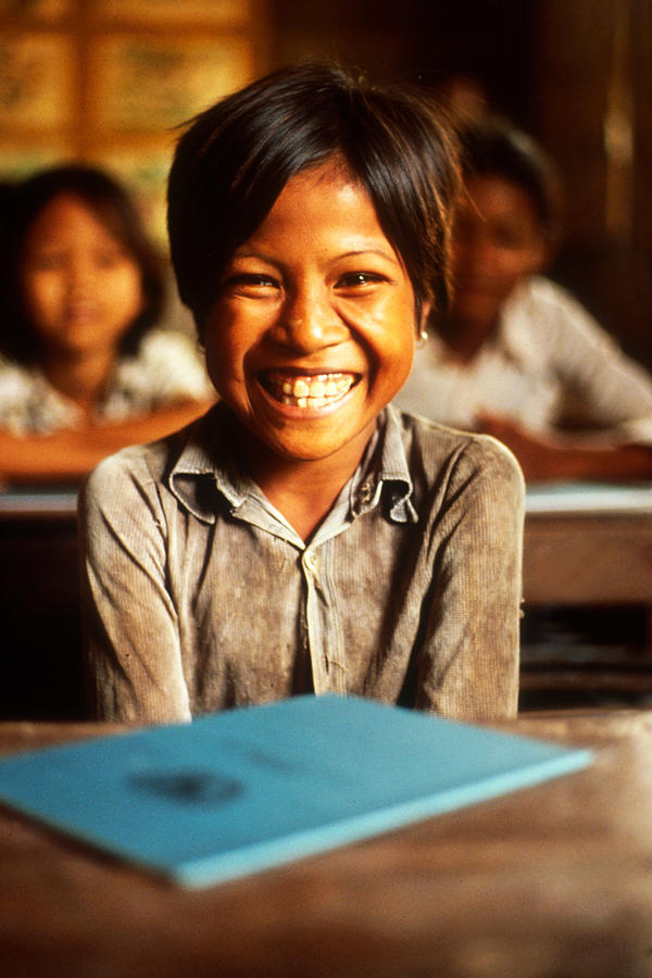 Cambodian Smile Photograph by Joe Connors