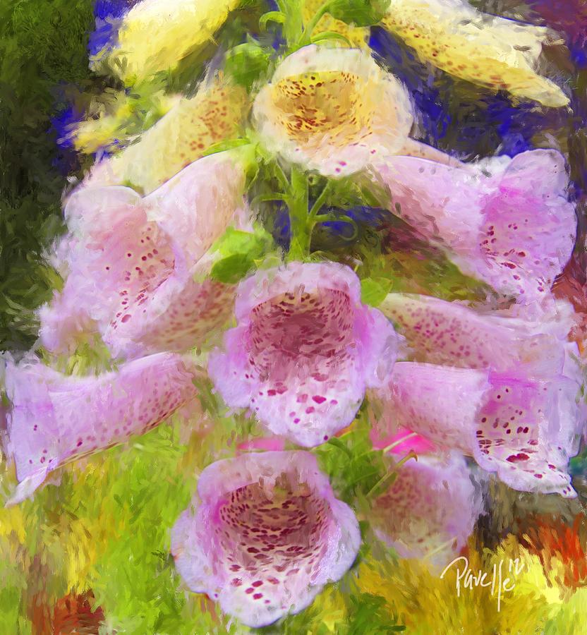 Cambria Cowbell Flowers Digital Art by Jim Pavelle