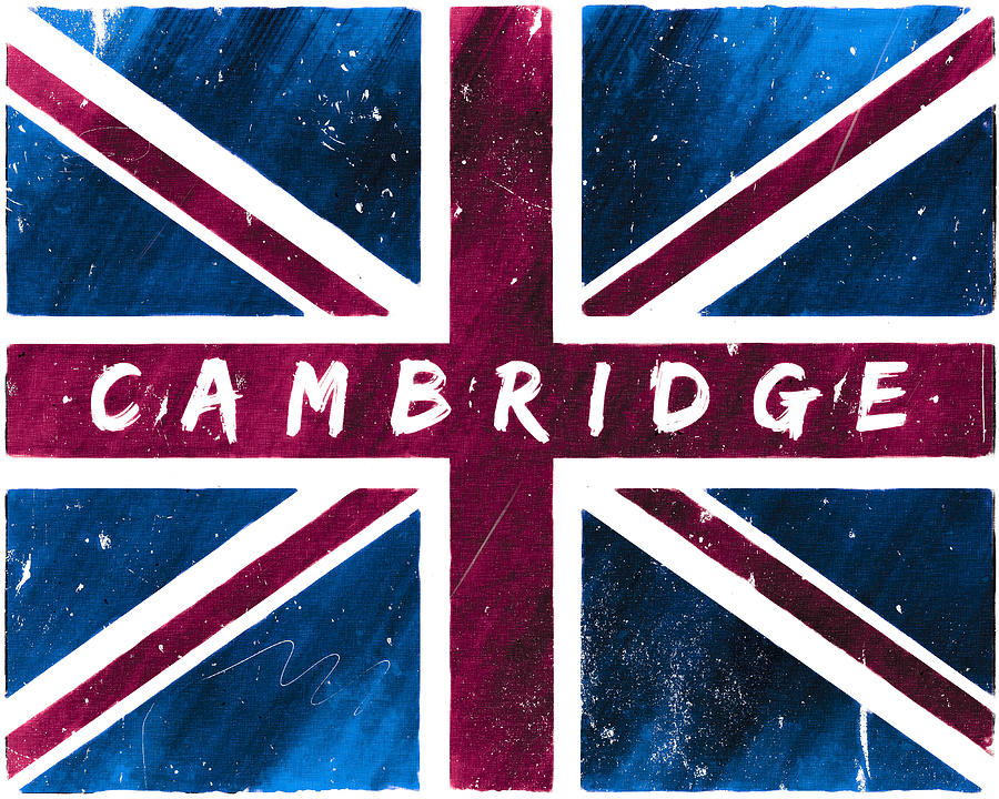 Cambridge Distressed Union Jack Flag Digital Art by Mark E Tisdale