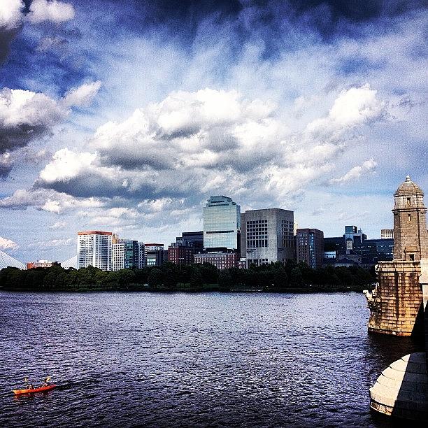 Boston Photograph - Cambridge To Boston.  #boston #river by J Amadei