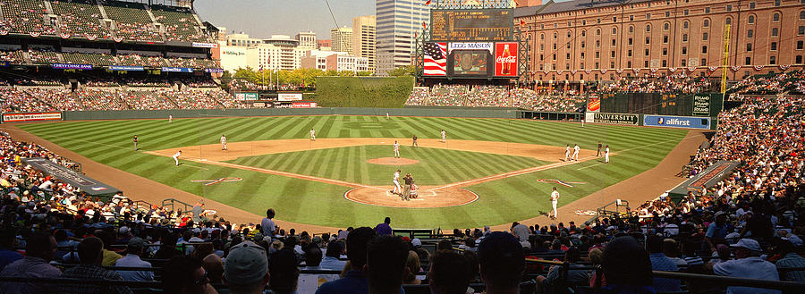 Camden Yards Baseball Game Baltimore Photograph by Panoramic Images