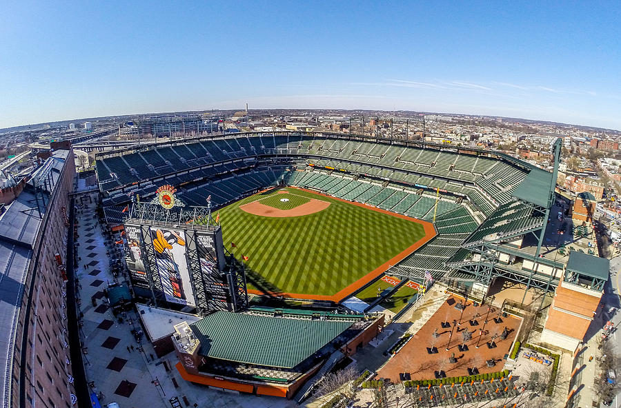 Camden Yards Panorama - Baltimore Orioles - Exterior View : Augies  Panoramas, Baseball Stadium Panoramas, New York Mets Panoramas, Landscape  and Travel Panoramas