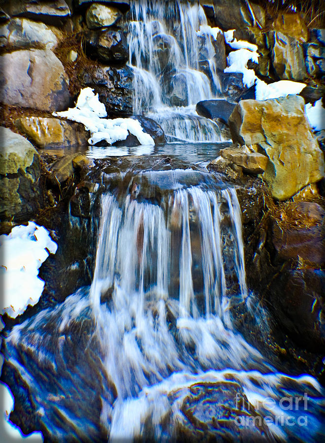 Camelback Mini Falls Photograph by Gary Keesler