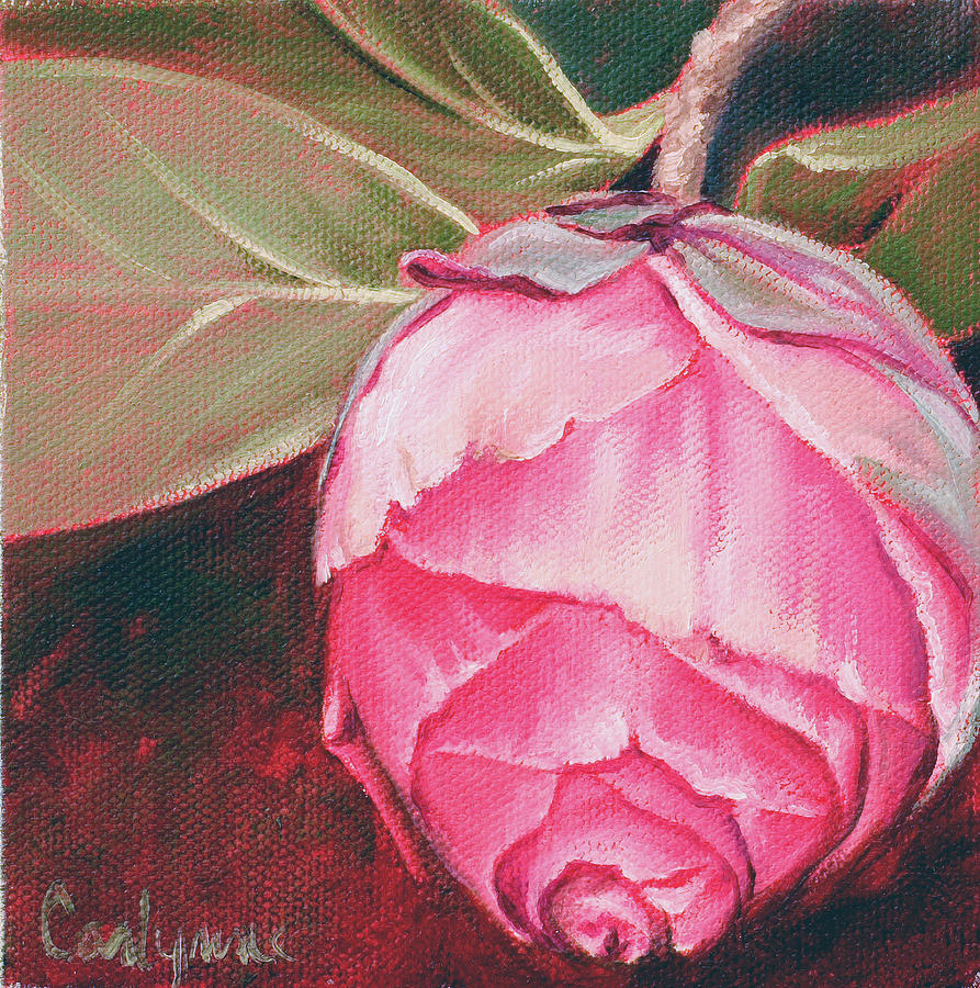 Nature Painting - Camelia by Carlynne Hershberger