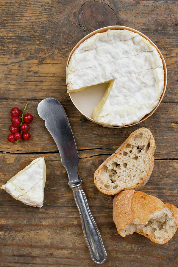 Camember Cheese With Red Currant And Photograph by Westend61