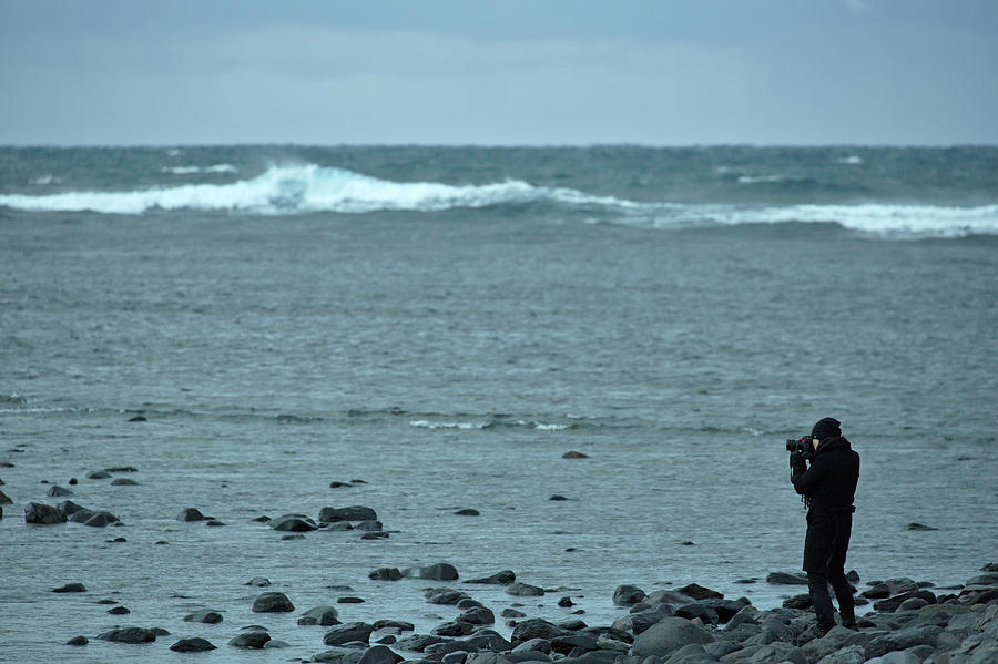 Camera Man In The Sea Photograph by Kaneko Ryo