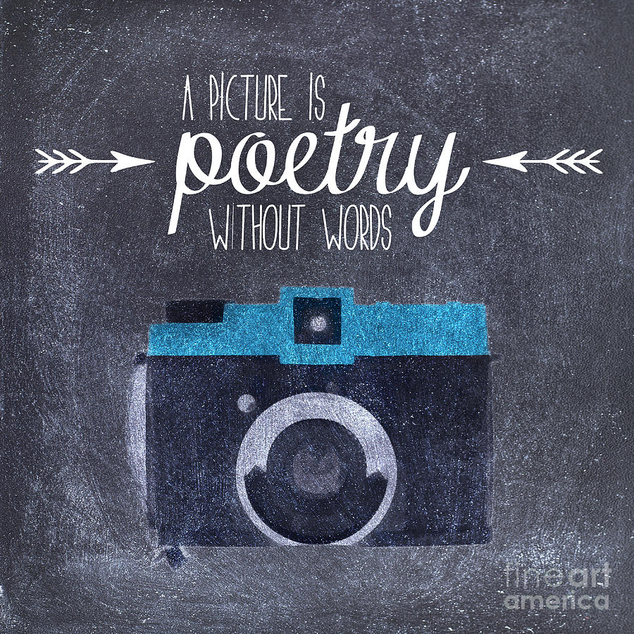 Inspirational Digital Art - Camera quote illustration by Sophie McAulay