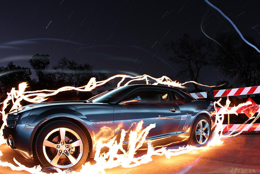 Camero RS Fire Photograph by Andrew Nourse