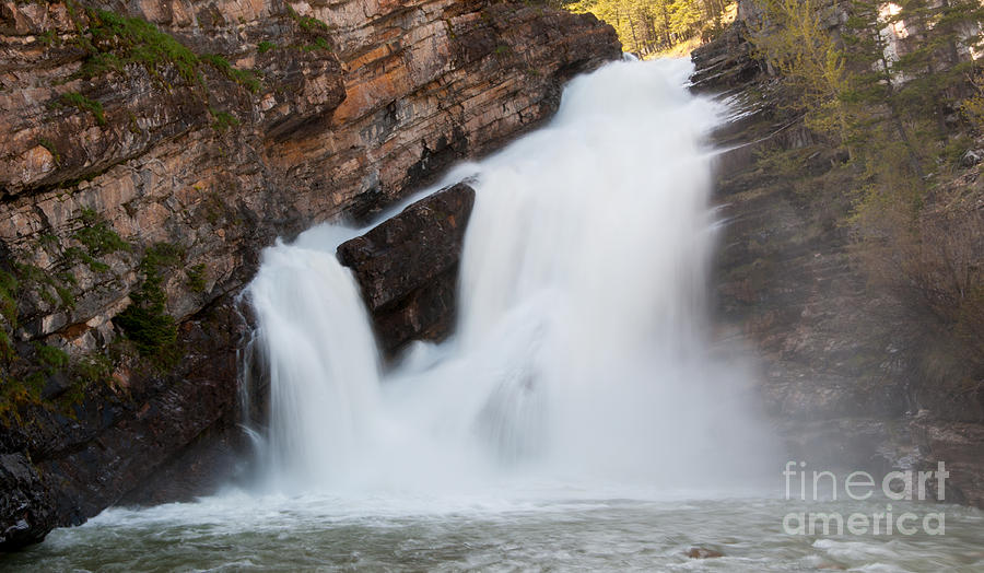 Waterfall Photograph - Cameron Falls by Vivian Christopher