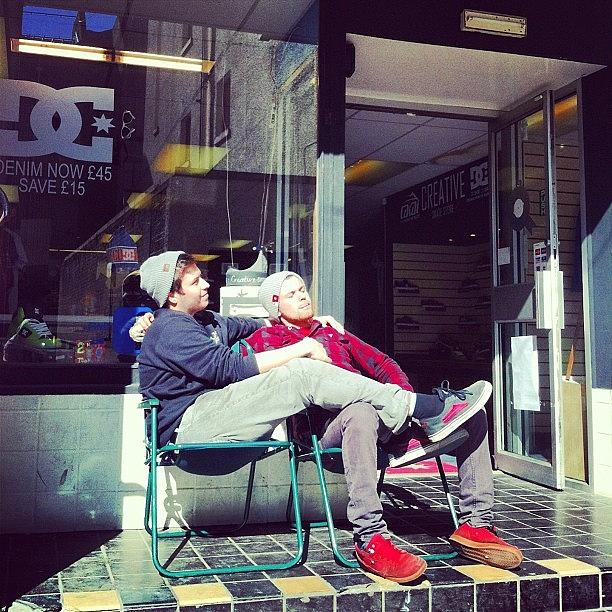 Inverness Photograph - @camerondm And Chris Sunning It Up In by Creative Skate Store