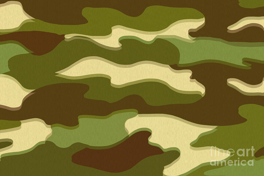 Twisted Camo Digital Art by Sterling Gold
