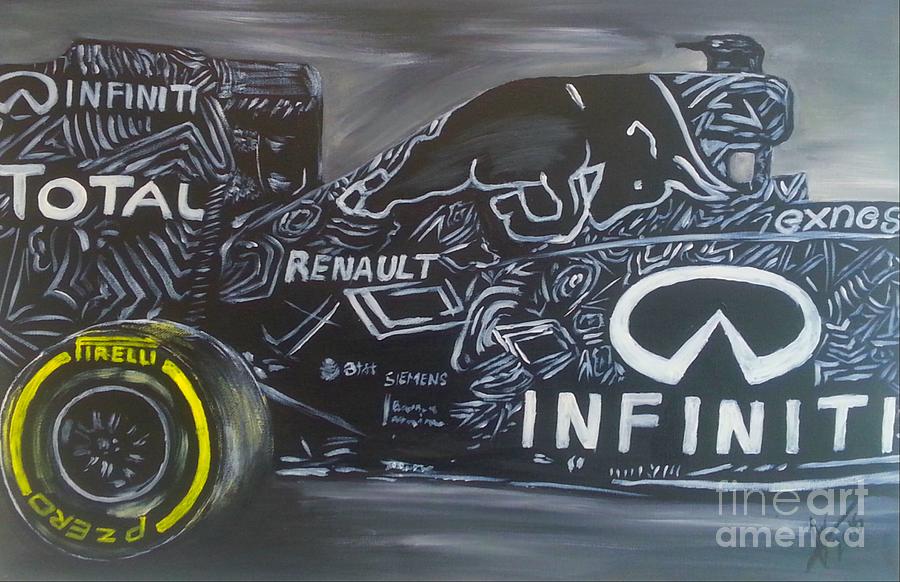 Camo Bull Infiniti Redbull Racing Painting