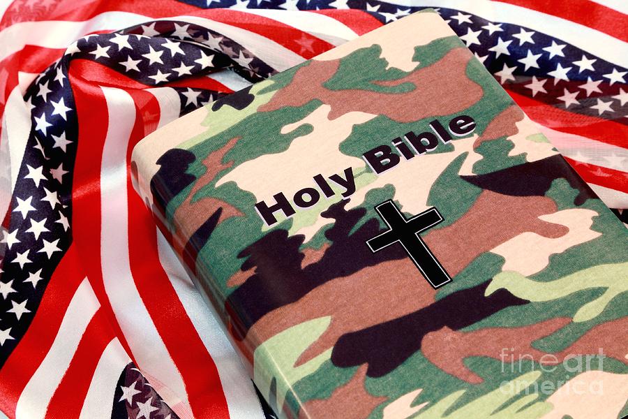 Camouflage Bible Photograph by Pattie Calfy