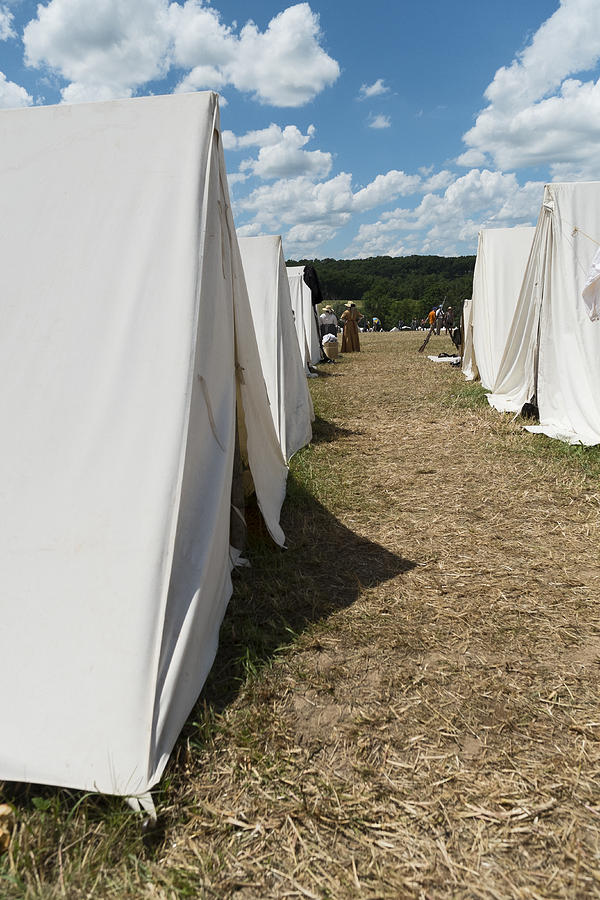 Camp at Gettysburg-1 Photograph by Harold Piskiel