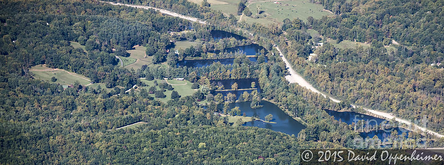 Camp Rockmont for Boys Aerial Photo Photograph by David Oppenheimer