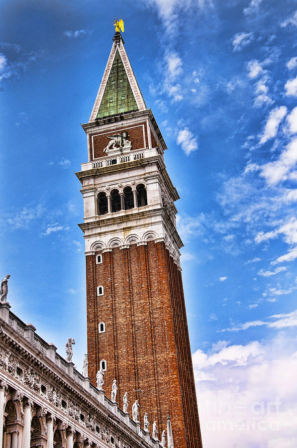Campanile of st marks Photograph by Brenda Kean