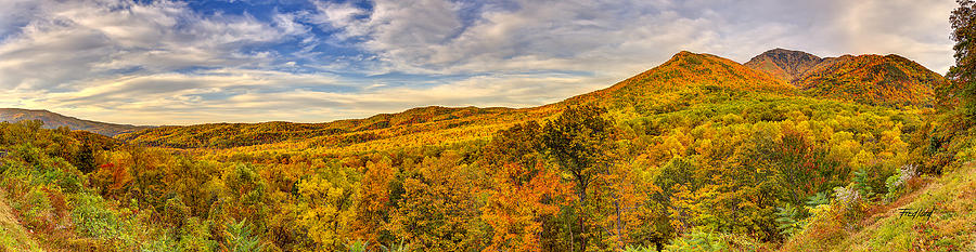 Campbells Overlook Great Smoky Mountain National Park Photograph by Fred J Lord