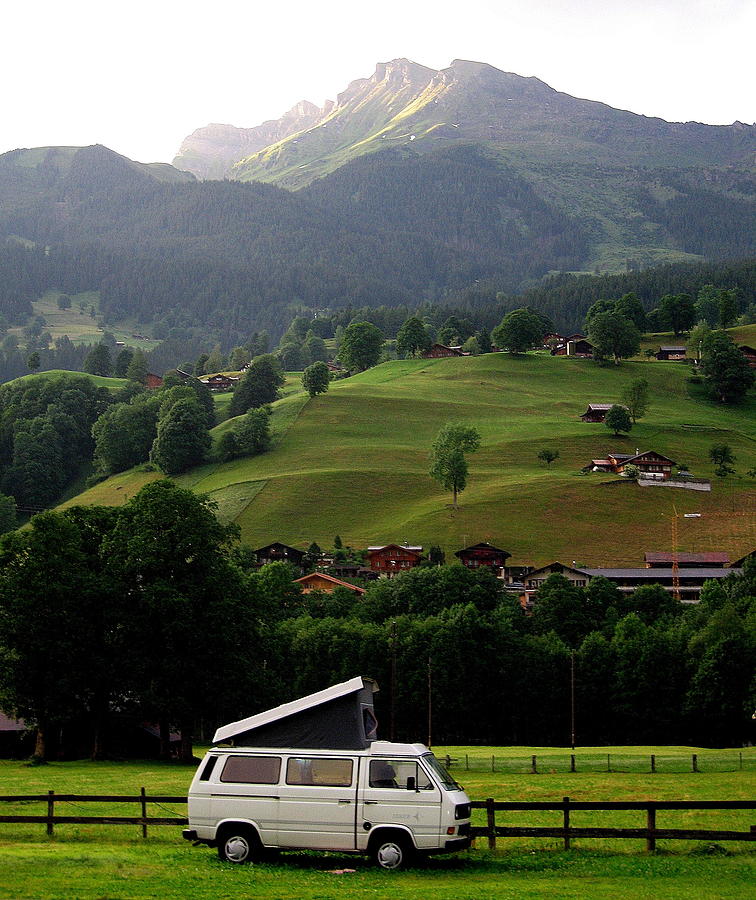 Camped in Switzerland Photograph by Betty-Anne McDonald