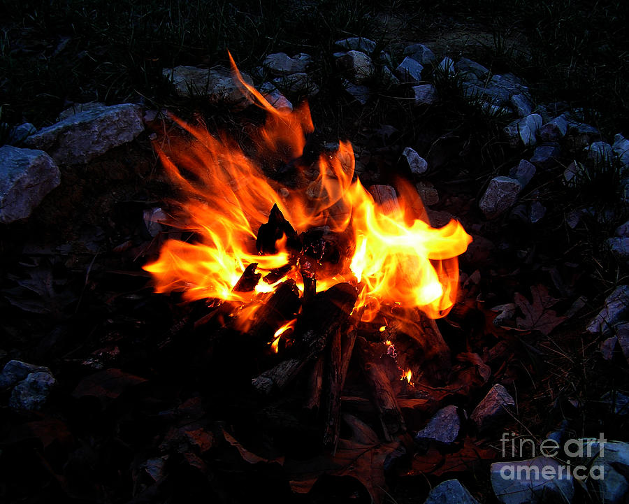 Campfire Photograph by Boon Mee