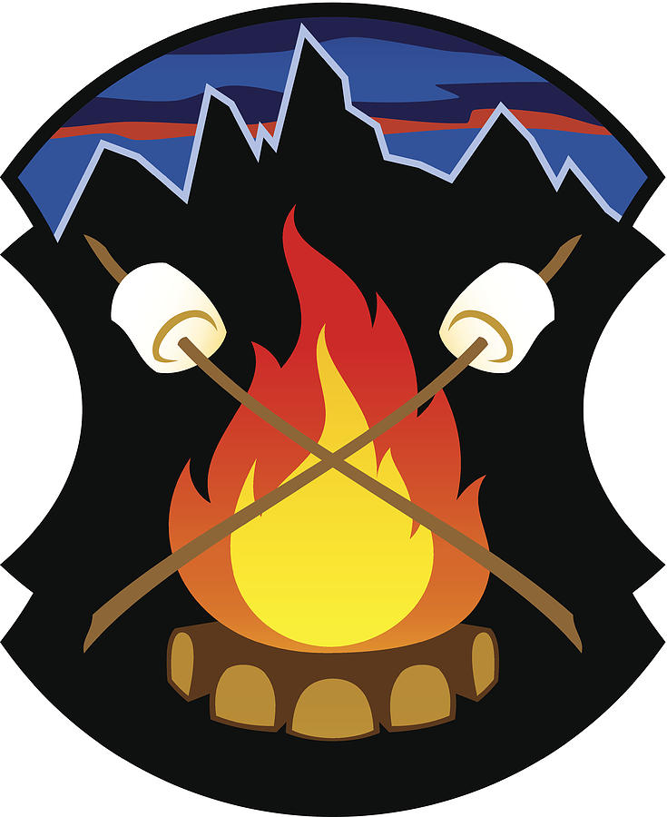 Campfire Emblem Drawing by DimaChe