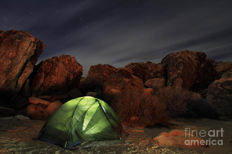 Camping in Joshua Tree Photograph by Laarni Montano