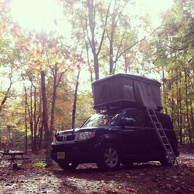 Fall Photograph - Camping In Style In My Autohome Pop Up by Ocean Clark