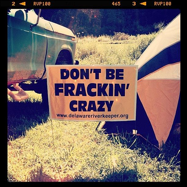 Camping Photograph - #camping #rustival #banfracking #tent by Claire Cohen