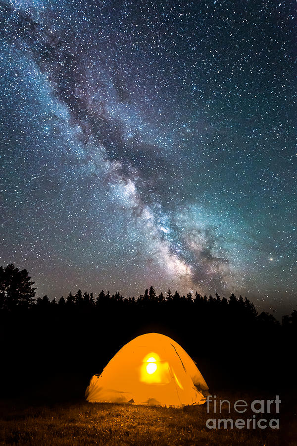 Camping Under The Stars Photograph by Michael Ver Sprill