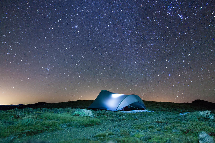 Summer Photograph - Camping Under the Stars by Sean McClay