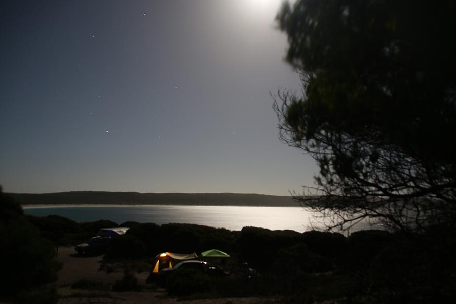 Beach Photograph - Camping Under the Stars by StaJa Photography
