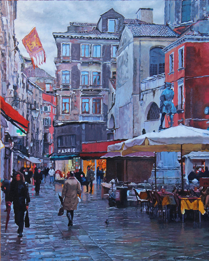 Campo San Bartolomeo #2 Painting by Kenneth Young