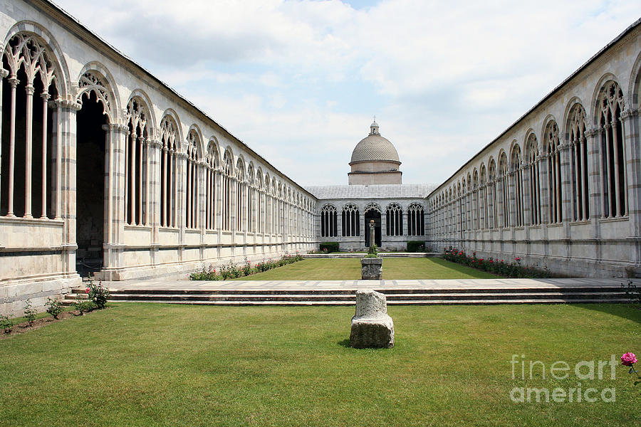 Architecture Photograph - Camposanto  Cathedral Pisa by Christiane Schulze Art And Photography