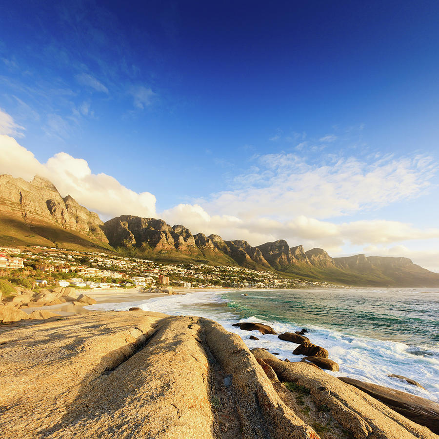 Camps Bay Beach Table Mountain Cape Photograph by Mlenny