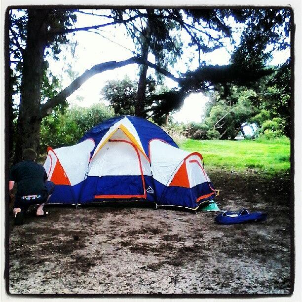 Campsite Overlooks The Ocean.  Omg! Photograph by Ashley Fontenot