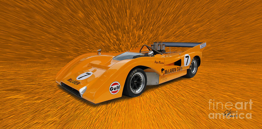 Can-Am McLaren M8F Digital Art by Roger Lighterness
