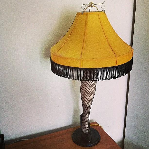 Can Anybody Hold On To Dks Leg Lamp Photograph by Max Jolliffe