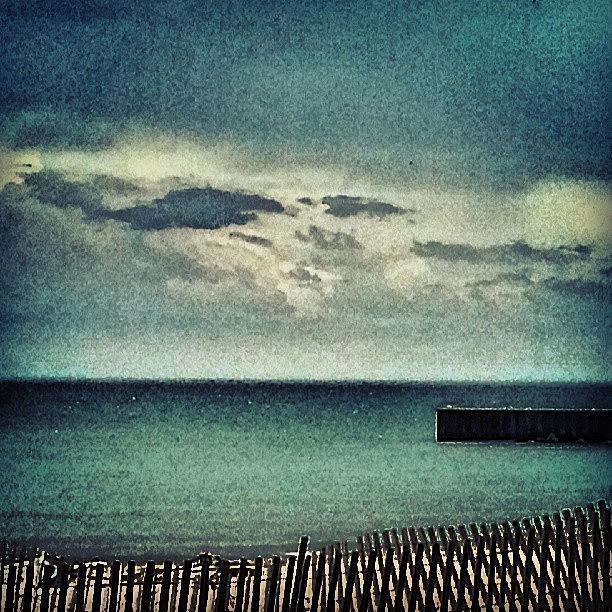 Beach Photograph - Can Clouds Be Literary...? #sky #clouds by Aimee Michel