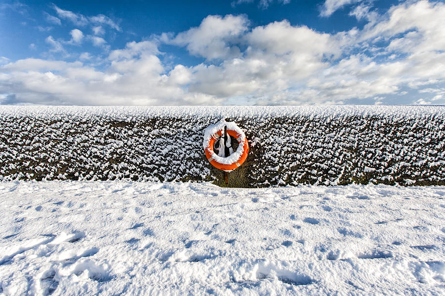 Snow Photograph - Can you drown in snow? by Nigel R Bell