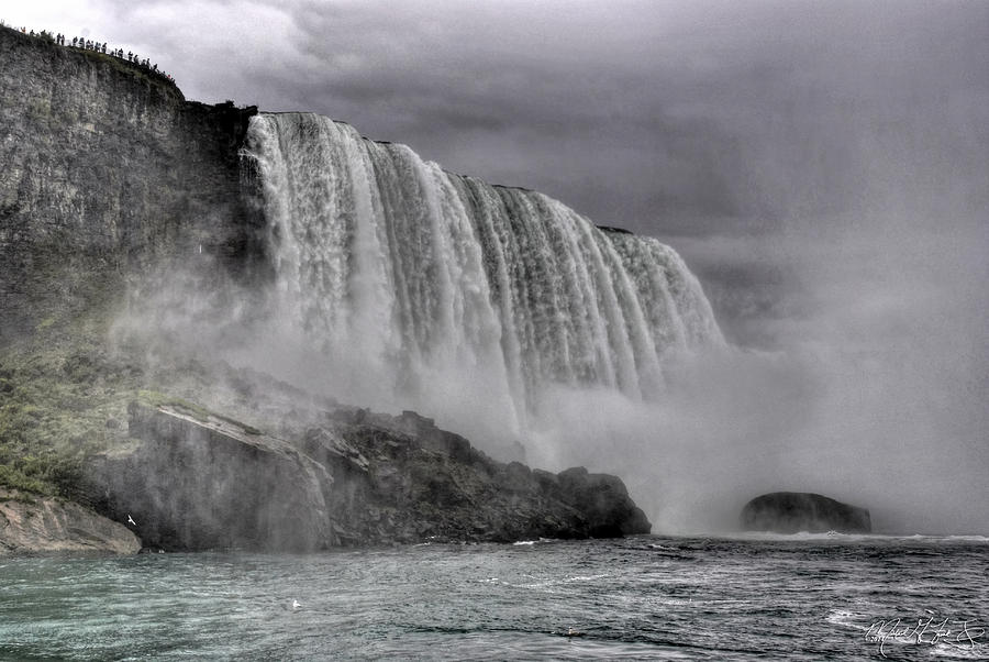Waterfall Photograph - Can You Feel Her Power...Niagara Falls by Michael Frank Jr