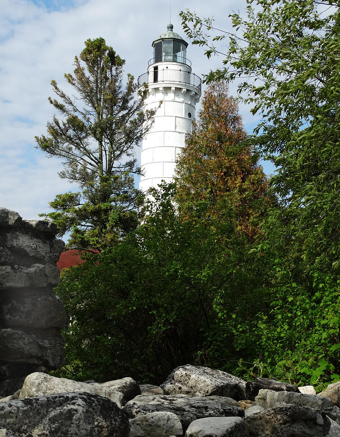Cana Island Lighthouse 2 Photograph by David T Wilkinson