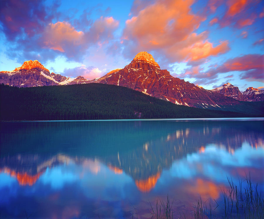 Canada, Alberta, Sunrise Over A Lake Photograph by Jaynes Gallery ...