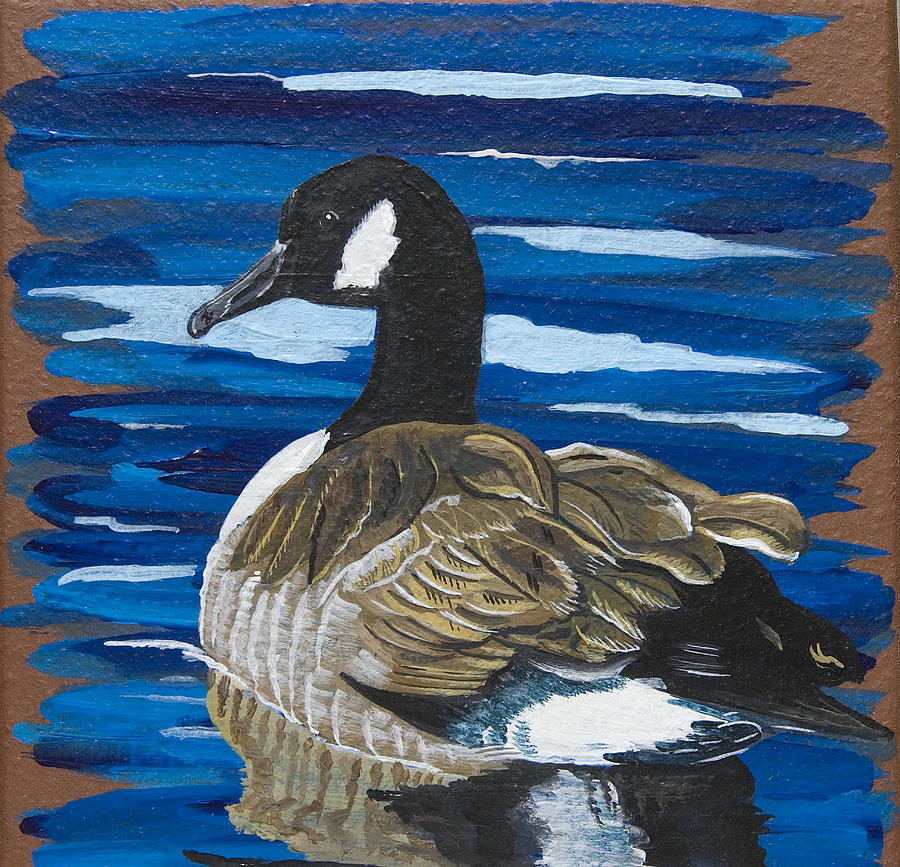 Canada Goose Painting by Jennifer Lake