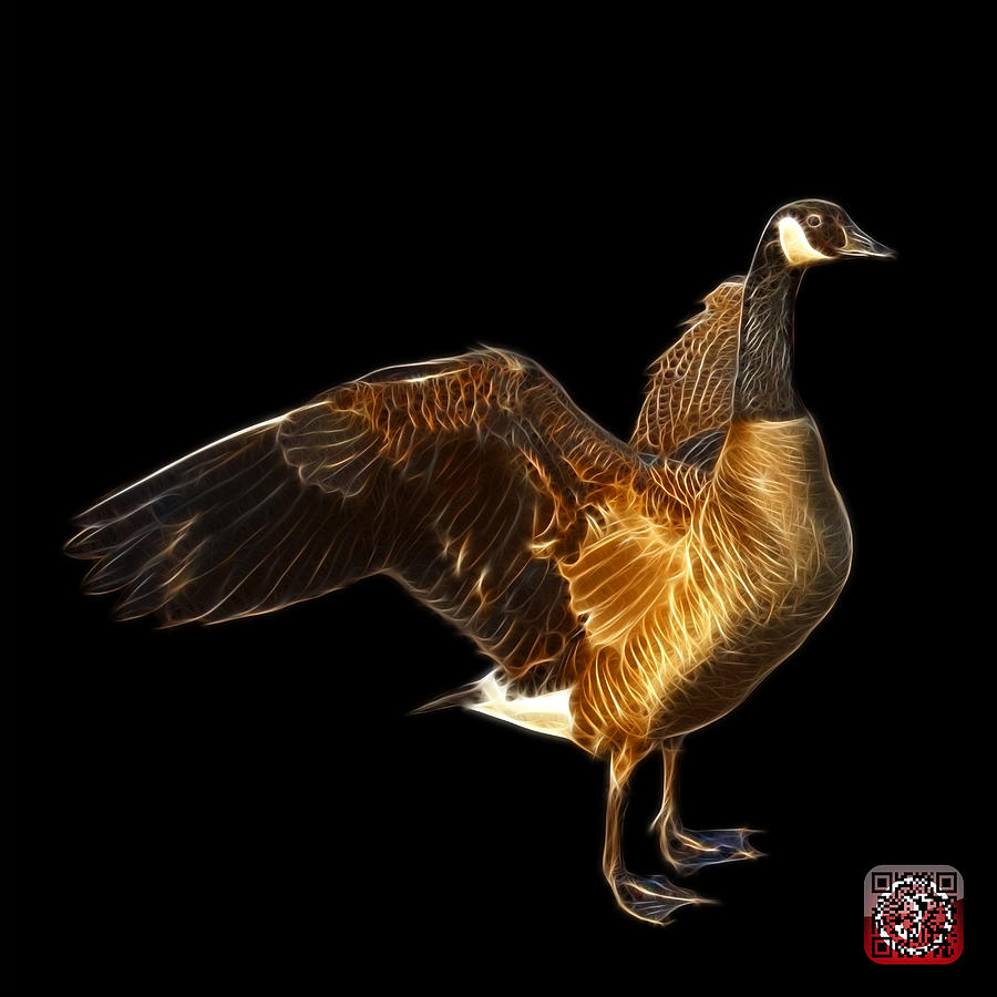 Canada Goose Pop Art - 7585 - BB  Digital Art by James Ahn