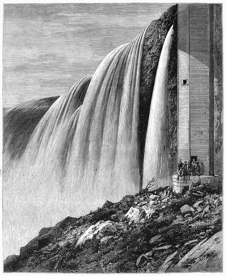 Canada Niagara Falls Painting by Granger